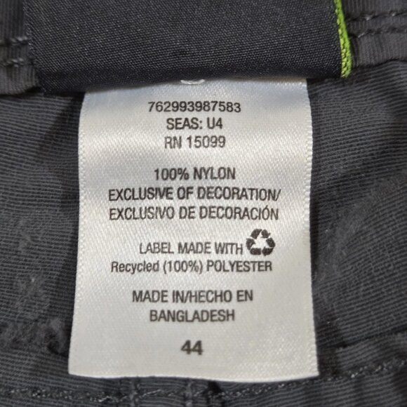 Nordic‎ Track Shorts Men's 44 Gray Elastic Waist Pockets Hiking Trail - Picture 10 of 11